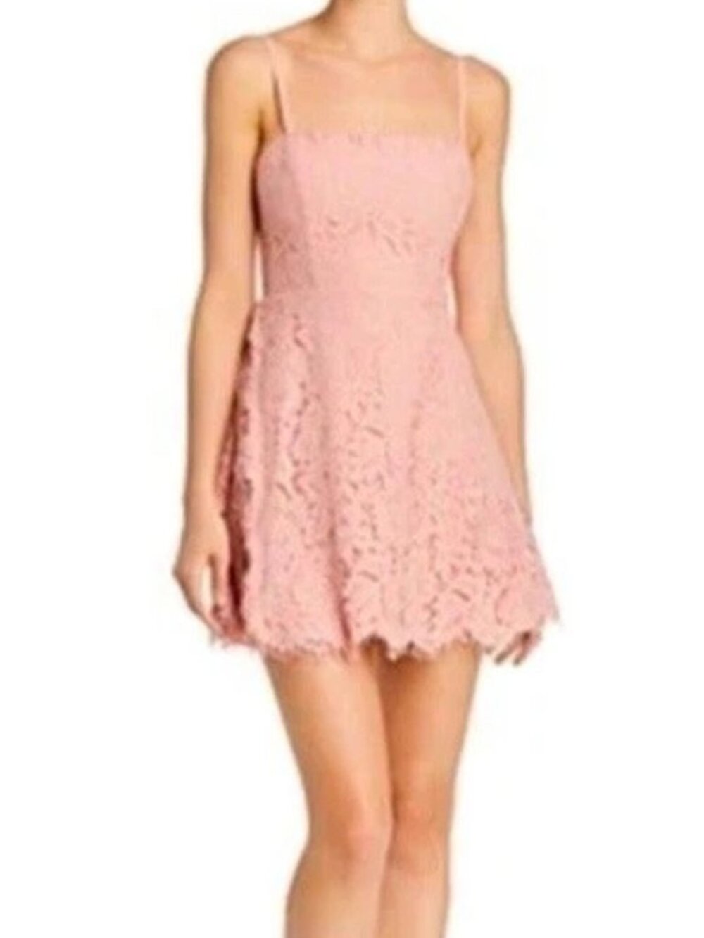 Fame and Partners Fiona Corded Lace Mini Cocktail Dress size US 8